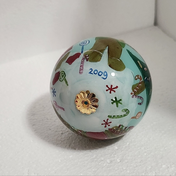 2009 Li Bien Glass Gingerbread Men Ornament by Pier 1 Imports - Picture 3 of 7